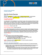 Outbound Call Campaign Scripts Example Image